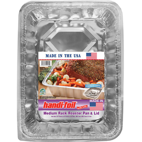 HNDI MED ROASTER W LID ( 12 X 1 CT   )