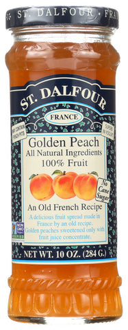 St. Dalfour Peach 100% Fruit Conserve (6x10 Oz)