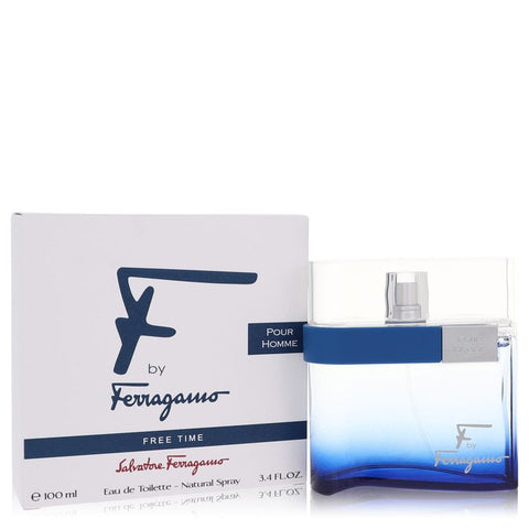 F Free Time by Salvatore Ferragamo - Eau De Toilette Spray 3.4 oz