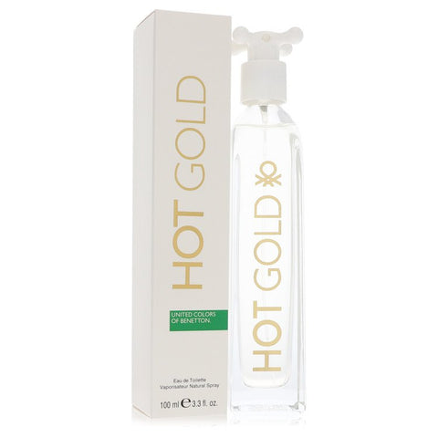 Hot Gold by Benetton - Eau De Toilette Spray 3.3 oz