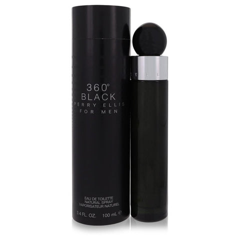 Perry Ellis 360 Black by Perry Ellis - Eau De Toilette Spray 3.4 oz