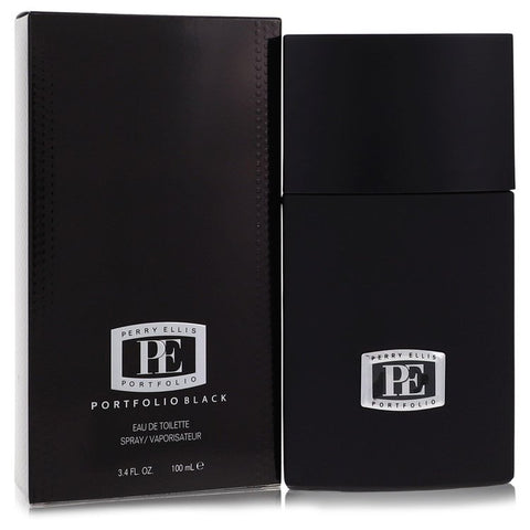 Portfolio Black by Perry Ellis - Eau De Toilette Spray 3.4 oz