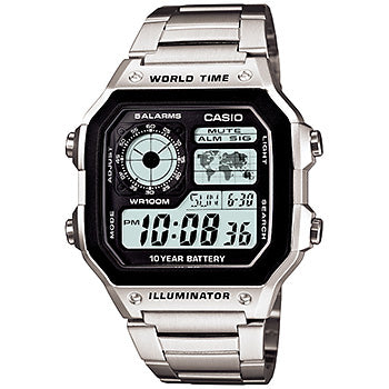 Casio Men's AE1200WHD-1A Stainless Steel Digital Watch