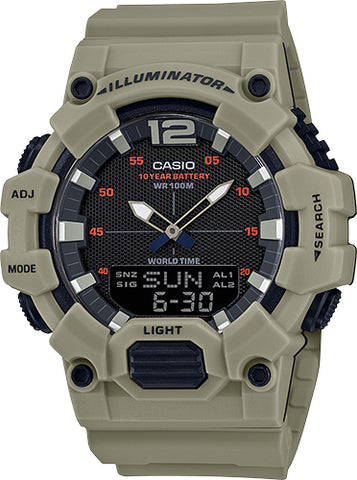 Casio Men's Analog-Digital World Time Watch