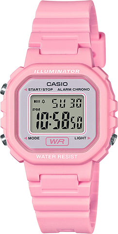 Casio Women's 'Classic' Quartz Resin Casual Watch, Color:Pink (Model: LA-20WH-4A1CF)