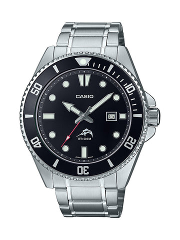 Casio Men's MDV106-1AV 200M Duro Analog Watch, Black