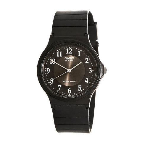 Casio Men's MQ24-1B3 Watch with Black Rubber Band