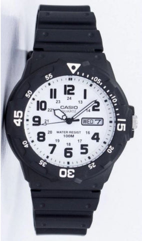 Casio Men's 'Classic' Quartz Resin Watch, Color Black (Model: MRW200H-7BV)