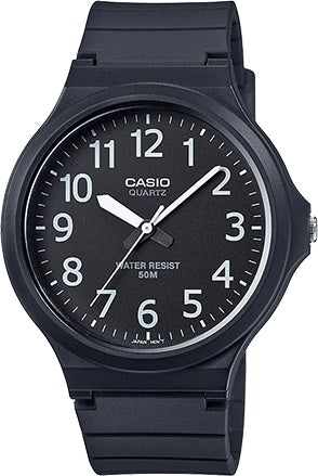 Casio Men's 'Easy To Read' Quartz Black Casual Watch (Model: MW240-1BV)