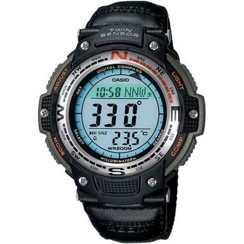 Casio Men's SGW100B-3V Digital Compass Twin-Sensor Sport Watch