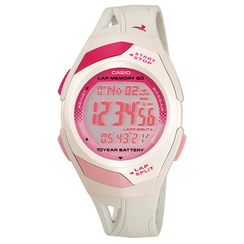 Casio STR300-7 Sports Womens Watch - White
