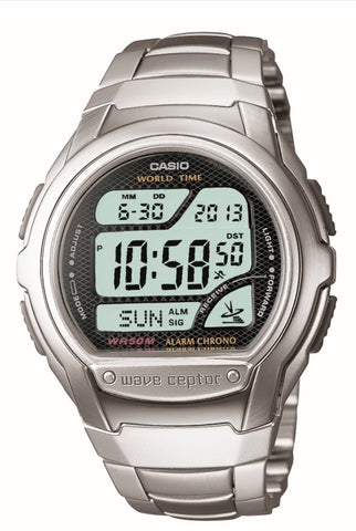 Casio Men's WV58DA-1AV Waveceptor Digital Atomic Sport Watch