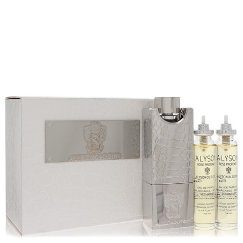 Rose Profond by Alyson Oldoini - Eau De Parfum Refillable Spray Includes 3 x 20 ml Refills and Atomizer 2 oz