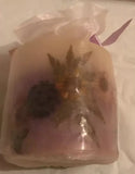 Candles Natural Dried Flowers NEW 3.5" & 3.5" Lavender Scent