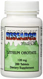 Advanced Research Lithium Orotate 120 mg., 200 Tablets