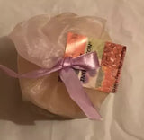 Candles Natural Dried Flowers NEW 3.5" & 3.5" Lavender Scent