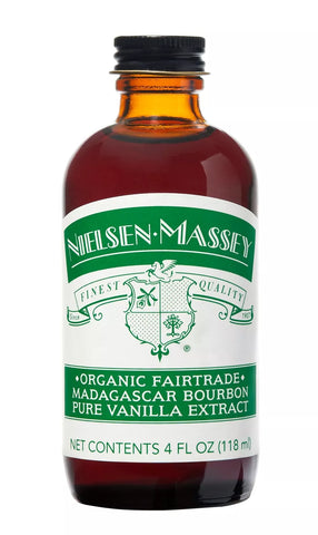 Nielsen-Massey Organic Fairtrade Madagascar Bourbon Pure Vanilla Extract 4 oz