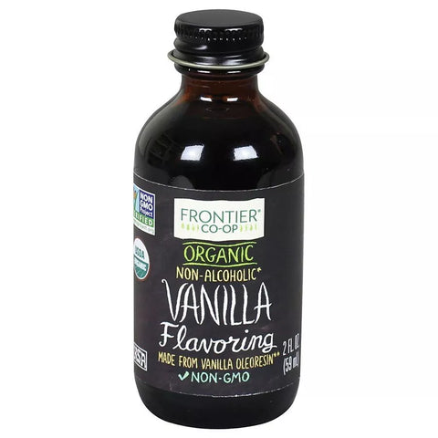 Frontier Natural Products Organic Vanilla Flavoring 2 oz Brand New