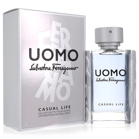 Salvatore Ferragamo Uomo Casual Life by Salvatore Ferragamo - Eau De Toilette Spray 3.4 oz