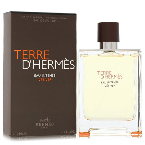 Terre D'hermes Eau Intense Vetiver by Hermes - Eau De Parfum Spray 6.8 oz