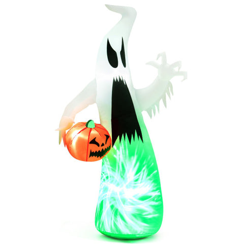 6 Feet Halloween Hunting Ghost with Built-in LED and Blower 6 Feet