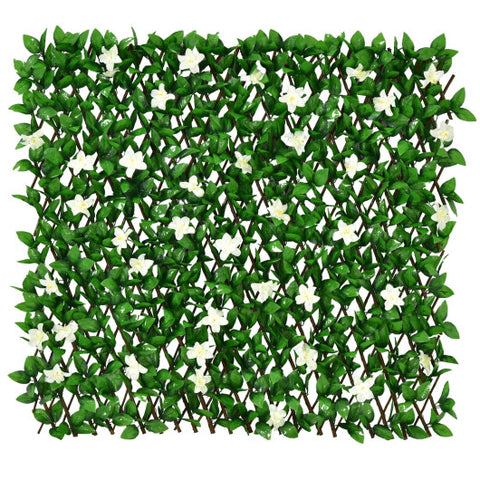 1 Piece Expandable Faux Ivy Privacy Screen Fence Panel Pack with