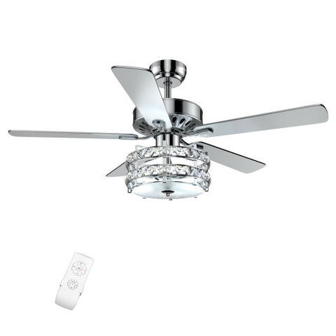 52 Inches Classical Crystal Ceiling Fan Lamp 52 Inches Classical Crystal