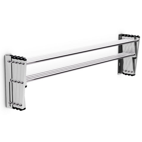 Stainless Wall Mounted Expandable Clothes Drying Towel Rack Stainless Wall