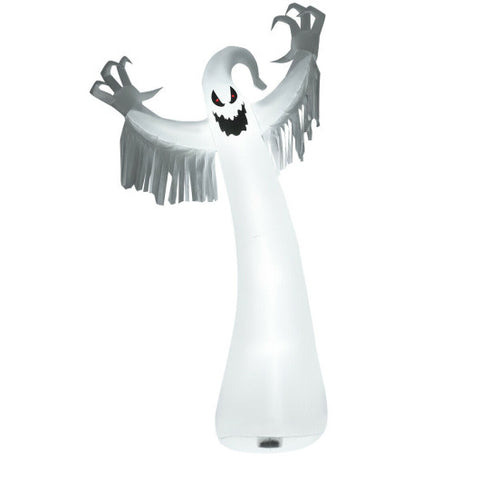 12 Feet Halloween Inflatable Spooky Ghost with Blower and LED Lights 12
