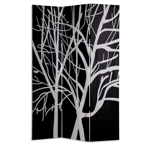 48" X 72" Multi Color Wood Canvas Tranquillity  Screen