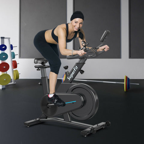 Magnetic Exercise Bike with Adjustable Seat and Handle Magnetic Exercise