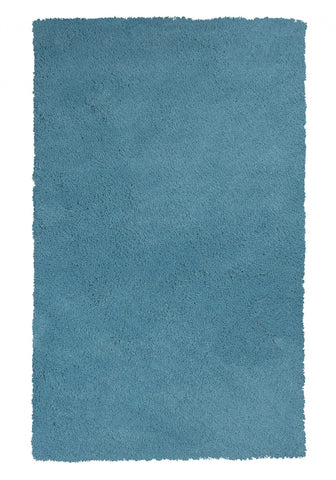 3' X 5' Highlighter Blue Plain Area Rug