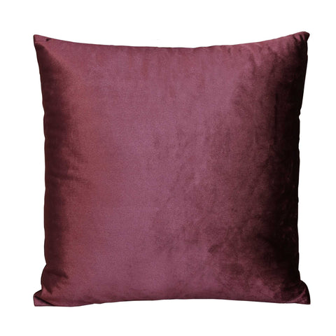 Majestic Purple Velvet 18 Square Pillow