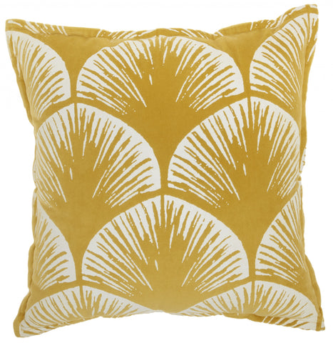 Yellow And Ivory Scales Pattern Throw Pillow Yellow And Ivory Scales