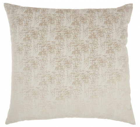22" X 22" Beige Ombre Polyester Throw Pillow