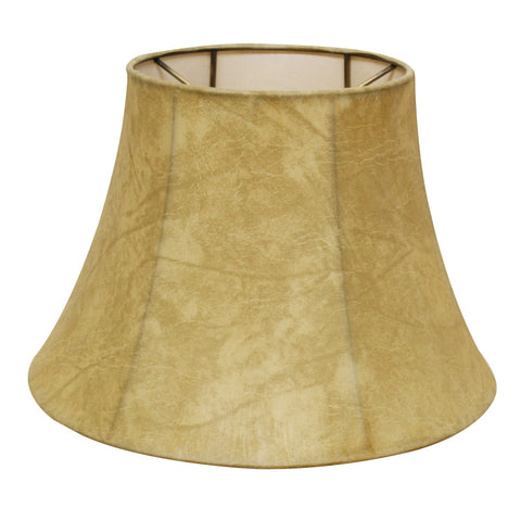 19" Faux Snakeskin Shallow Drum Parchment Lampshade