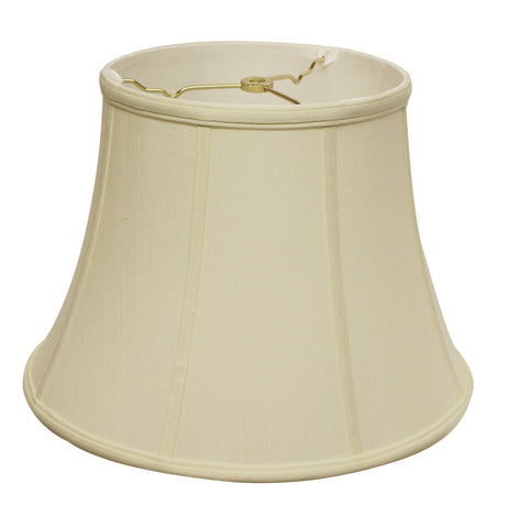 14" Ivory Altered Bell Monay Shantung Lampshade