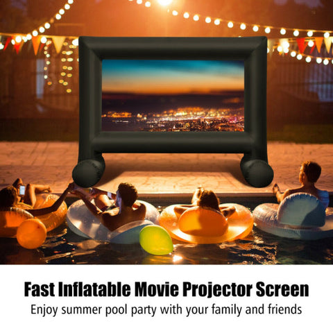 Inflatable Outdoor Movie Projector Screen with Blower-14 ft Inflatable