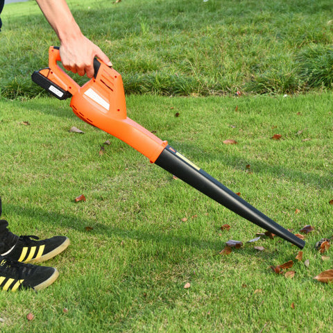 Cordless Leaf Blower Sweeper with 130 MPH Blower Battery & Charger Cordless