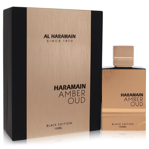 Al Haramain Amber Oud Black Edition by Al Haramain - Gift Set 5 oz 5 oz Eau De Parfum Spray + 0.34 oz Refillable Spray