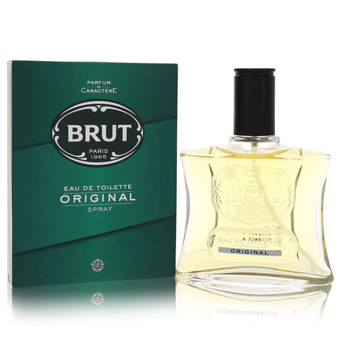 Brut by Faberge - Eau De Toilette Spray (Original Glass Bottle) 3.4 oz