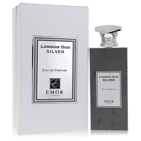 Emor London Oud Silver by Emor London - Eau De Parfum Spray (Unisex) 4.2 oz