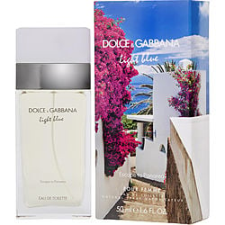 D & G Light Blue Escape To Panarea By Dolce & Gabbana Edt Spray 1.6 Oz (limited Edition)