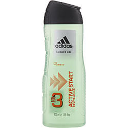 Adidas Active Start By Adidas 3 Body & Hair & Face Shower Gel 13.5 Oz