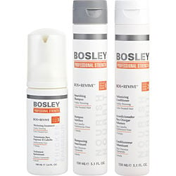 Hc_set-3 Piece - Bos Revive Nourishing Shampoo For Color Treated Hair 5.1 Oz & Bos Revive Volumizing Conditioner For Col