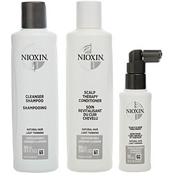 Set-3 Piece Full Kit System 1 With Cleanser Shampoo 5 Oz & Scalp Therapy Conditioner 5 Oz & Scalp Treatment 1.7 Oz