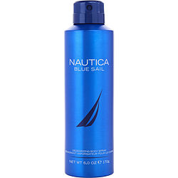 Nautica Blue Sail By Nautica Deodorant Body Spray 6 Oz