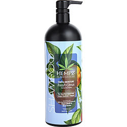 Triple Moisture Fresh Citrus Herbal Shampoo For Dry/damaged Hair 33.8 Oz