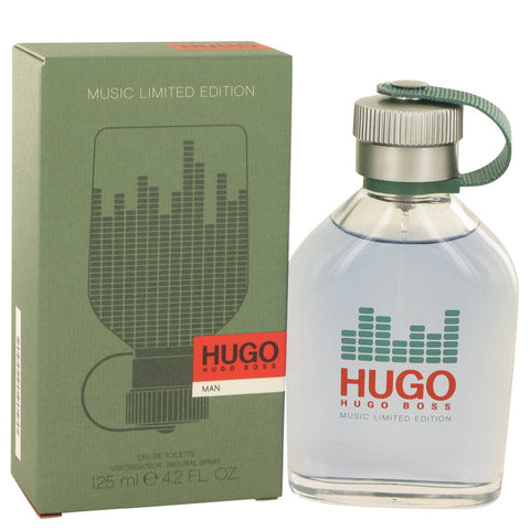Hugo Eau De Toilette Spray (Limited Edition Music Bottle) By Hugo Boss - 4.2 oz Eau De Toilette Spray