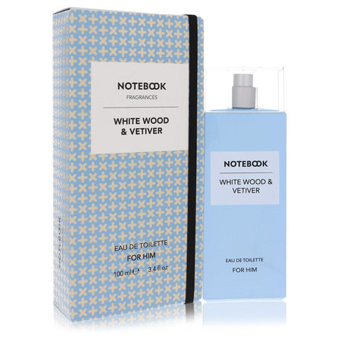 Notebook White Wood & Vetiver Eau De Toilette Spray By Selectiva SPA